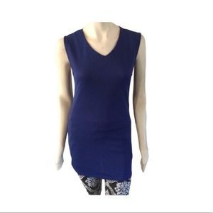 Sleeveless Blue Dress